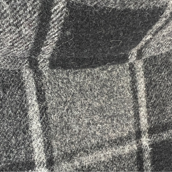 Maternity Wool Coat Sz MED Old Navy Gray Black Pockets Fully-Lined Toggle Close - Picture 13 of 14